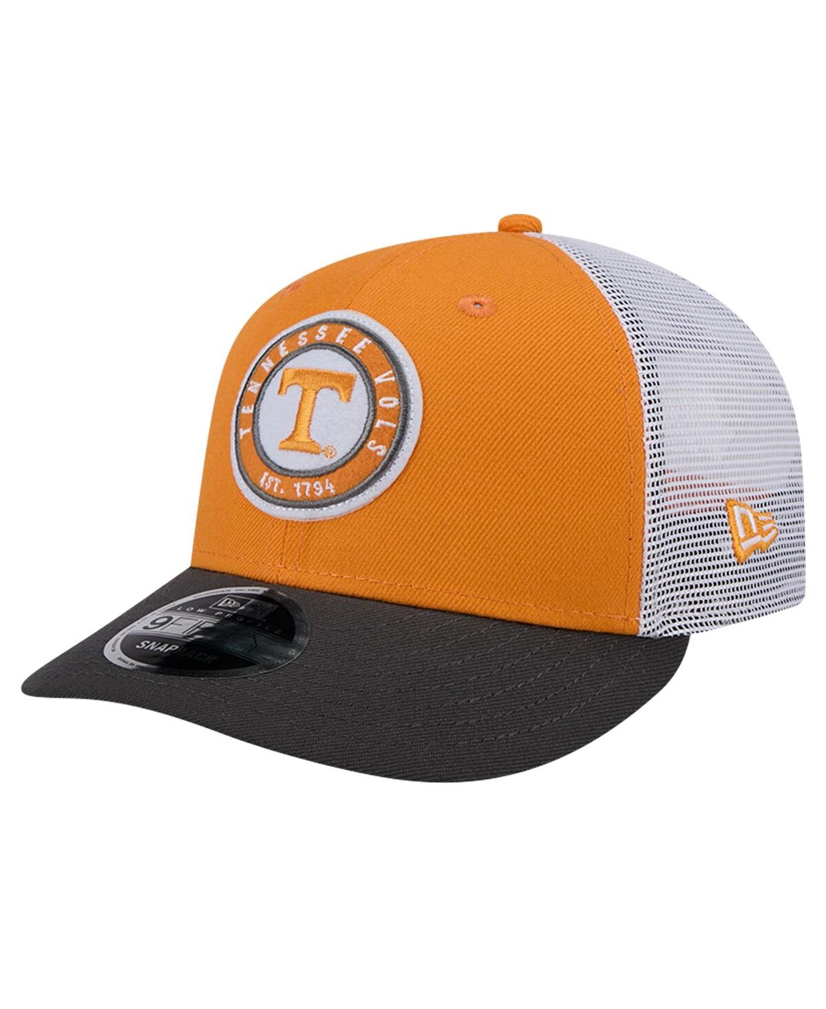 Shop New Era Men's Tennessee Orange Tennessee Volunteers Throwback Circle Patch 9fifty Trucker Snapback Hat