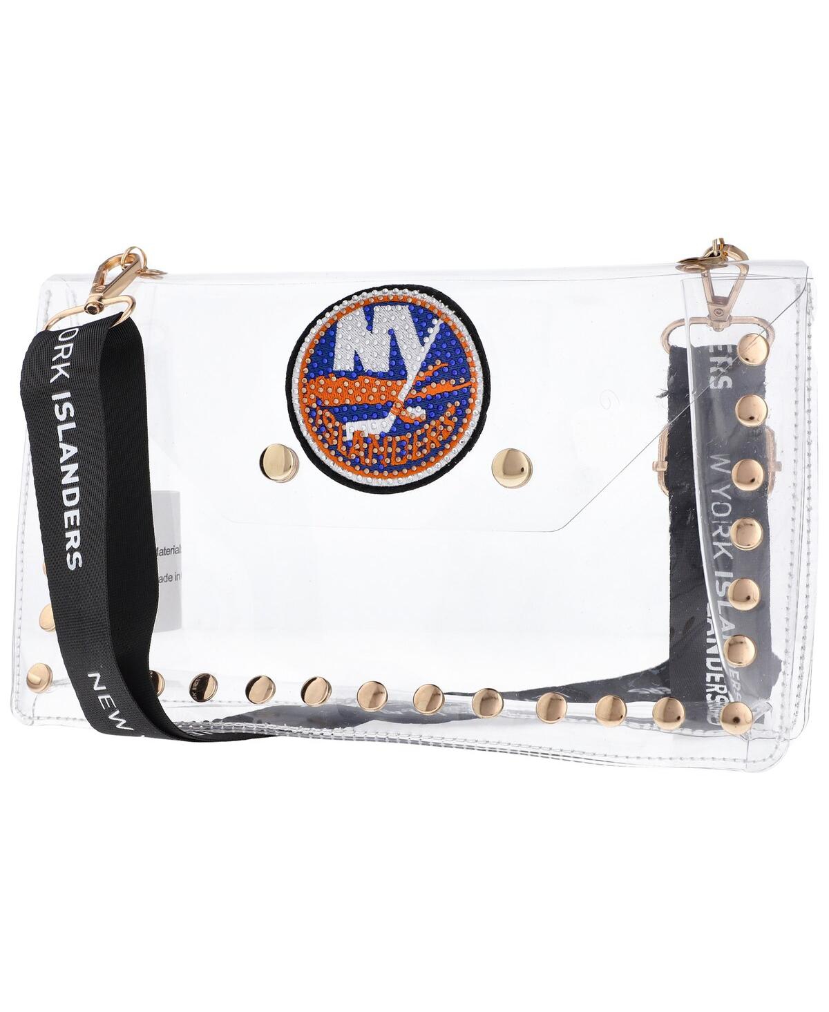 Shop Cuce New York Islanders Crystal Clear Envelope Crossbody Bag In No Color