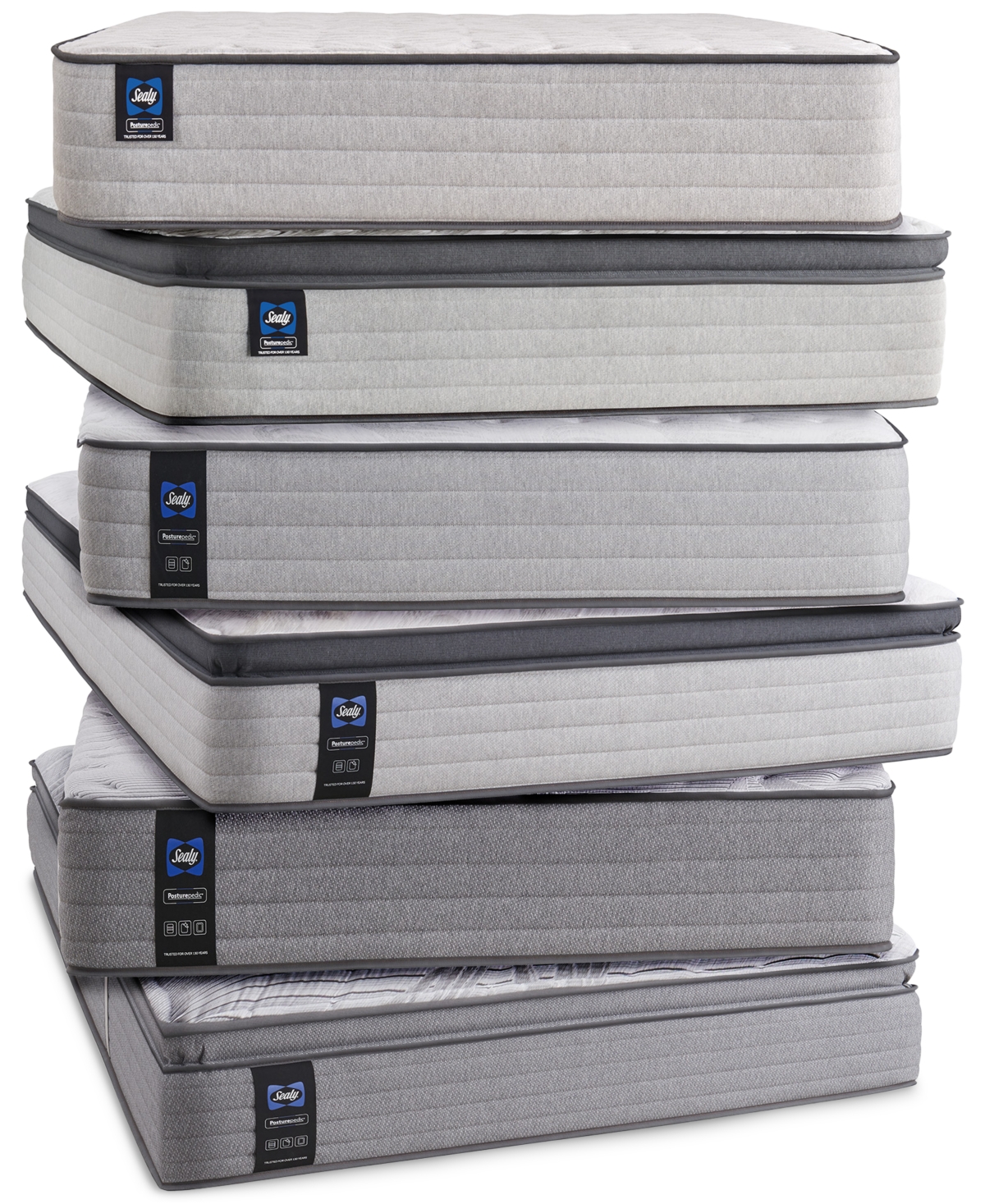 Shop Sealy Posturepedic Castlewood 14" Soft Euro Pillowtop Mattress Set In No Color