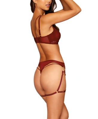 vinyl garter belt Kelly Glossy Vinyl Cut Out Garter Belt by Playful Promises main image 0
