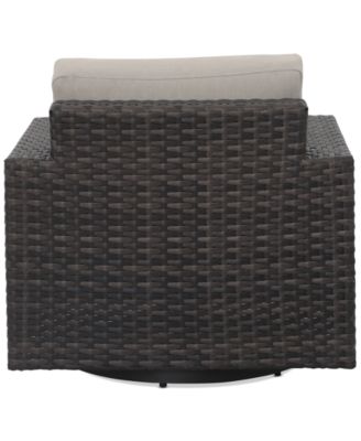 CLOSEOUT! Ember Outdoor Swivel Chair, Created for Macy's