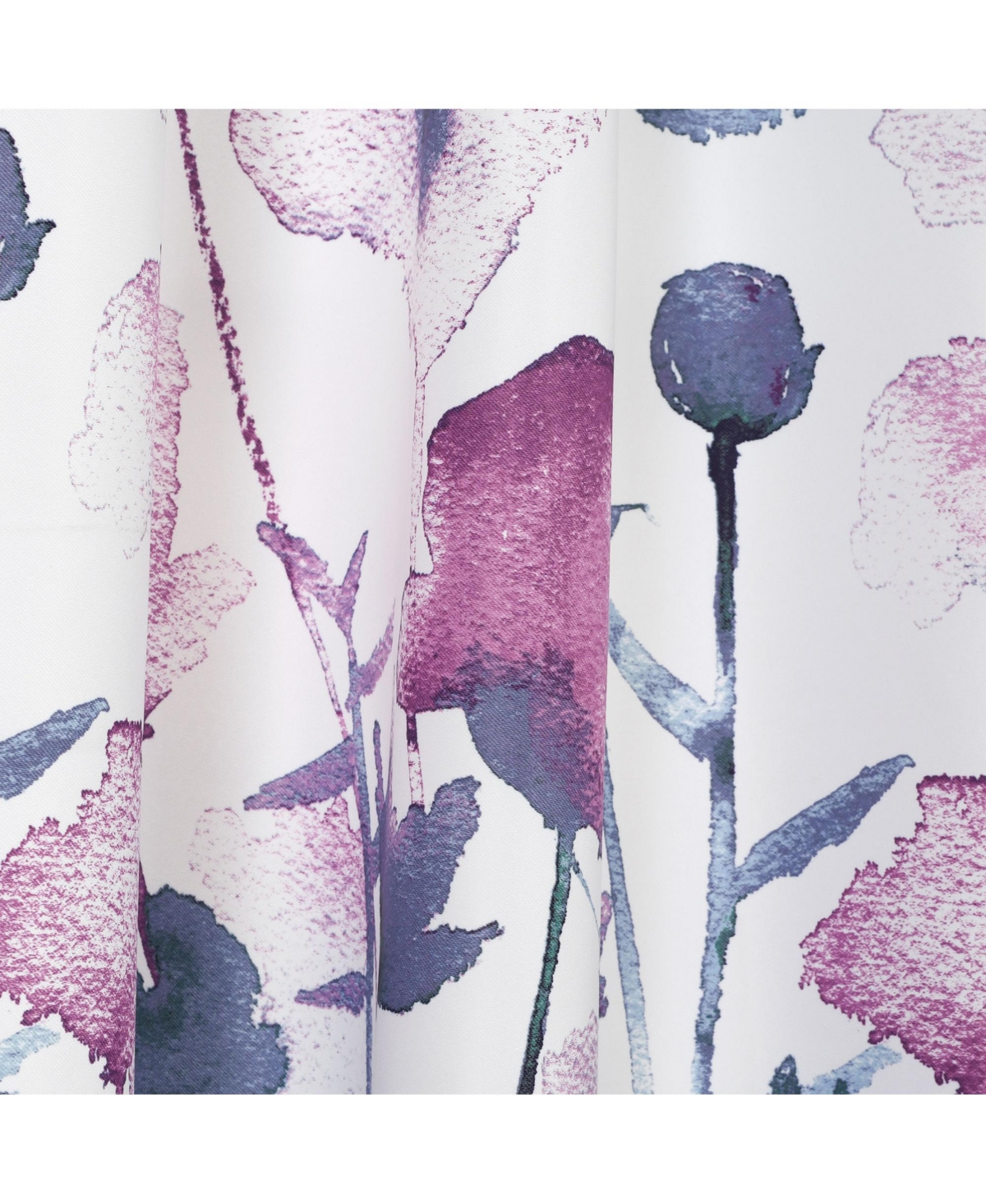 Lush Decor Zuri Flora Light Filtering Window Curtain Panels