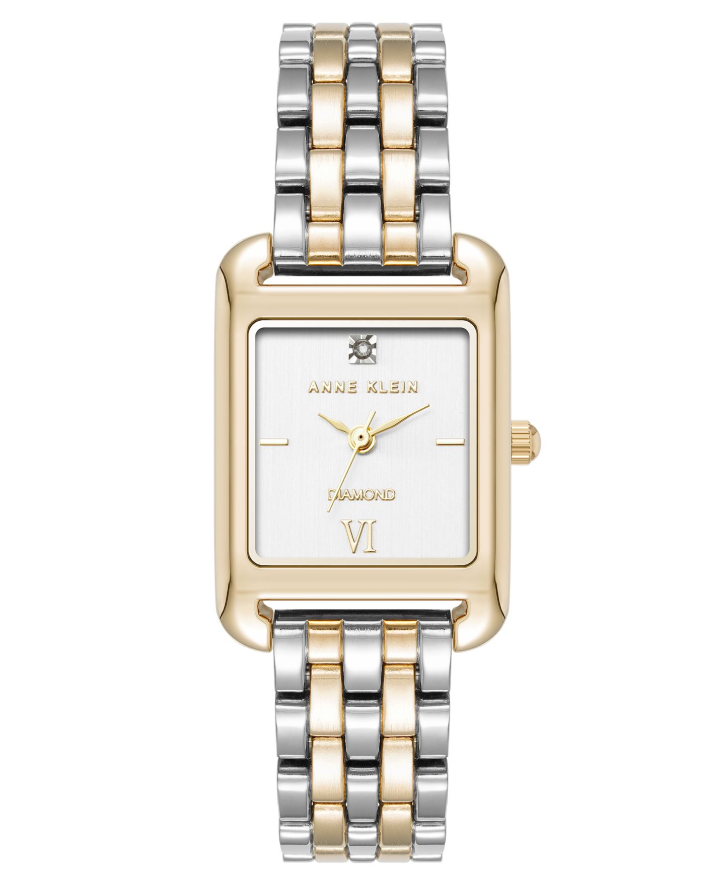 Часы-браслет Anne Klein кварцевые, двухцветный звеньевой сплав, 23 мм — фото 1