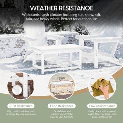 Outdoor Patio Classic Adirondack Coffee Table