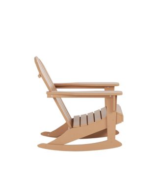 Outdoor Patio Porch Rocking Adirondack Chair