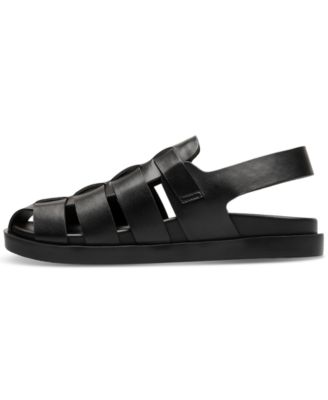 Men's Montego Slingback Faux-Leather Buckle Sandals