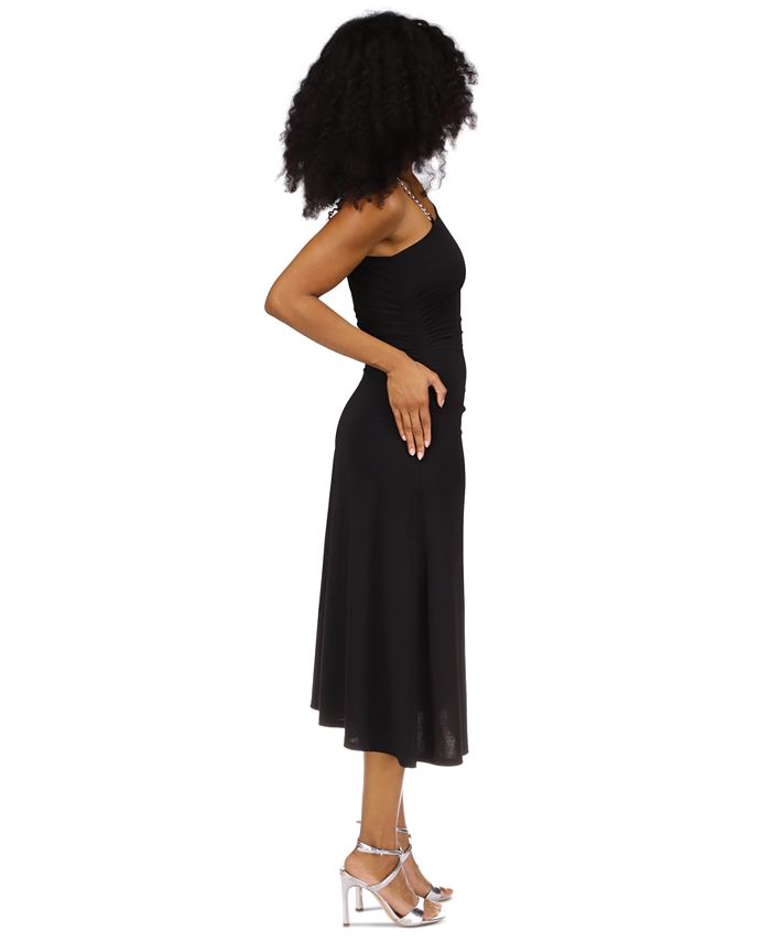 Michael Kors Women's One-Shoulder Midi Dress - Macy's