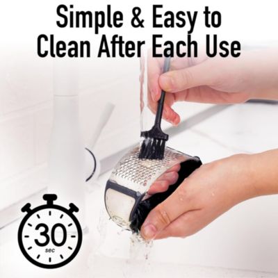 Stainless Steel Garlic Press Rocker with Peeler and Scraper