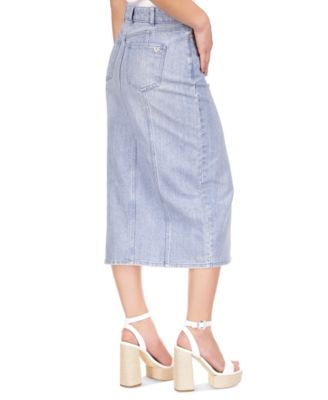 Michael Kors Michael Kors Women's Button-Front Denim Midi