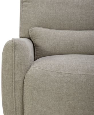 Olper 5-Pc. Fabric Zero Wall Sectional Sofa with Three Power Motion Pieces & Console, Created for Macy's