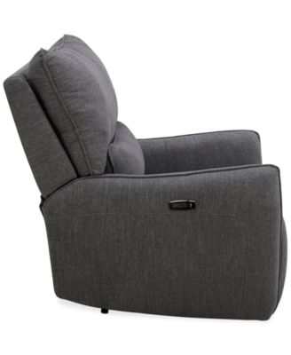 Olper Zero Wall Fabric Recliner, Created for Macy's