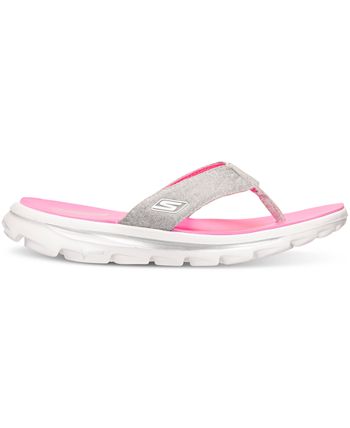 Skechers performance women's go walk move solstice discount flip flop