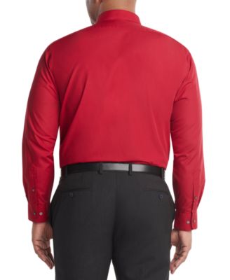 Men's Big & Tall Classic/Regular Fit Wrinkle Free Poplin Solid Dress Shirt