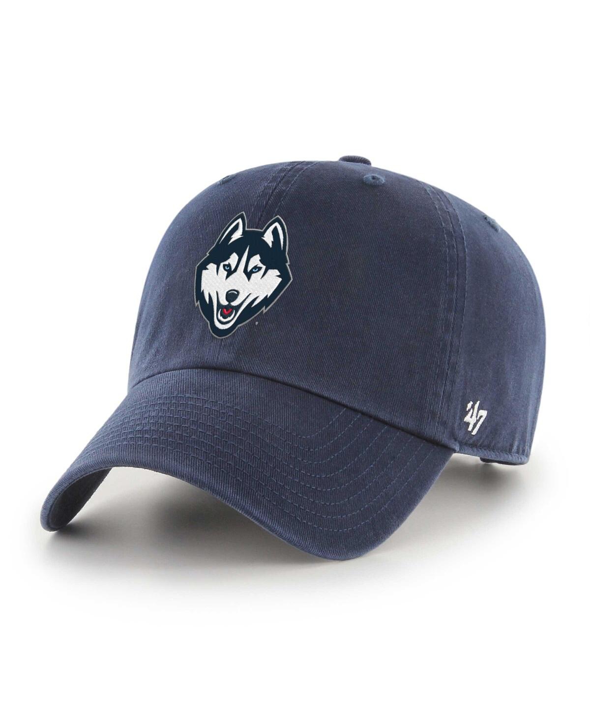 Navy UConn Huskies 2024 Ncaa Men's Basketball Tournament March Madness Final Four Regional Champions Clean Up Adjustable Hat - Navy