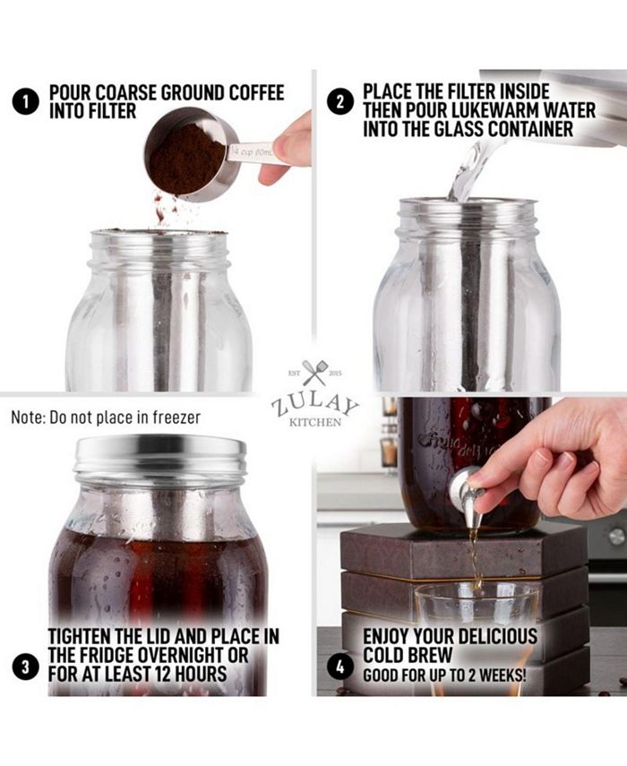 Zulay Kitchen Cold Brew Coffee Maker Macy's