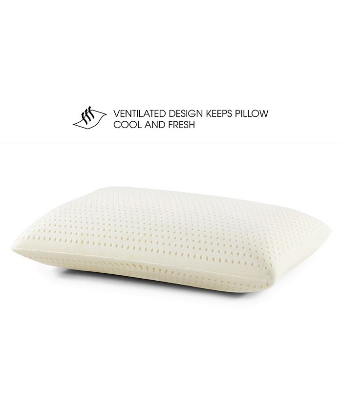 I AM Natural Latex Foam Pillow, King Macy's