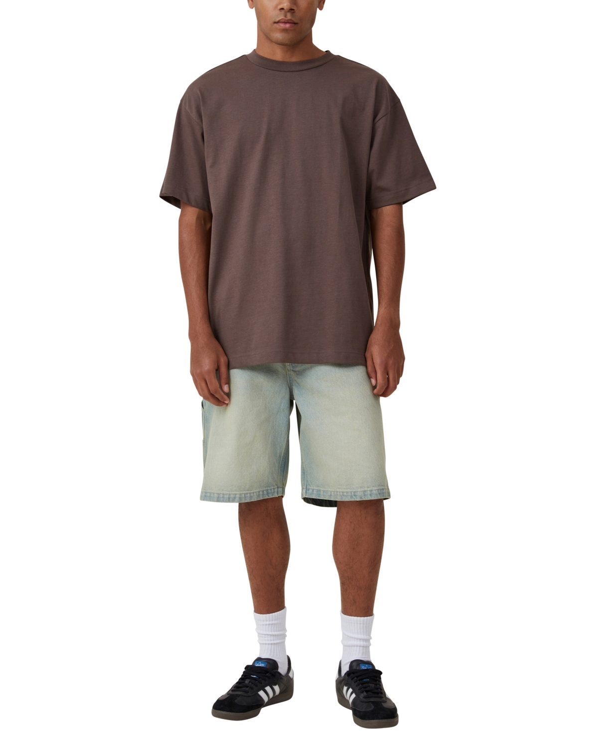 Shop Cotton On Men's Box Fit Plain T-shirt In Brown
