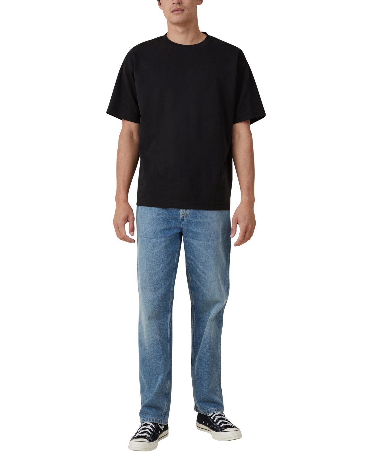 Shop Cotton On Men's Hyperweave T-shirt In Black