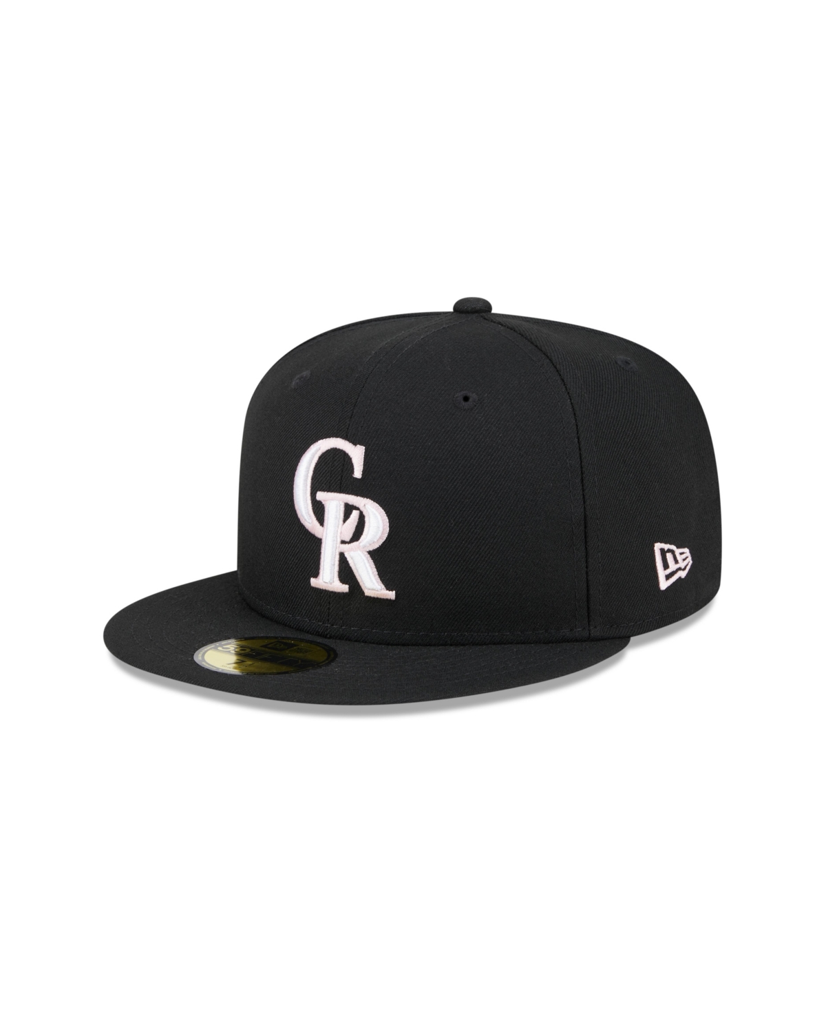 Men's Black Colorado Rockies 2024 Mother's Day On-Field 59FIFTY Fitted Hat - Black