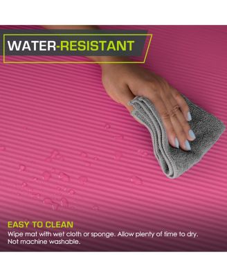 Extra Thick Yoga and Pilates Mat with Sling, 1/2 Inch