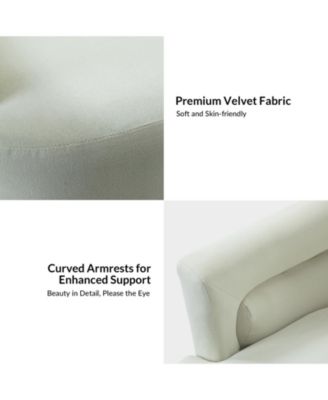 Modern Round Accent Chair for Living Room Bedroom