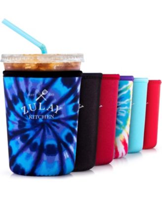 Reusable Neoprene Medium Coffee Sleeve – Fits 22oz to 24oz Iced Cups
