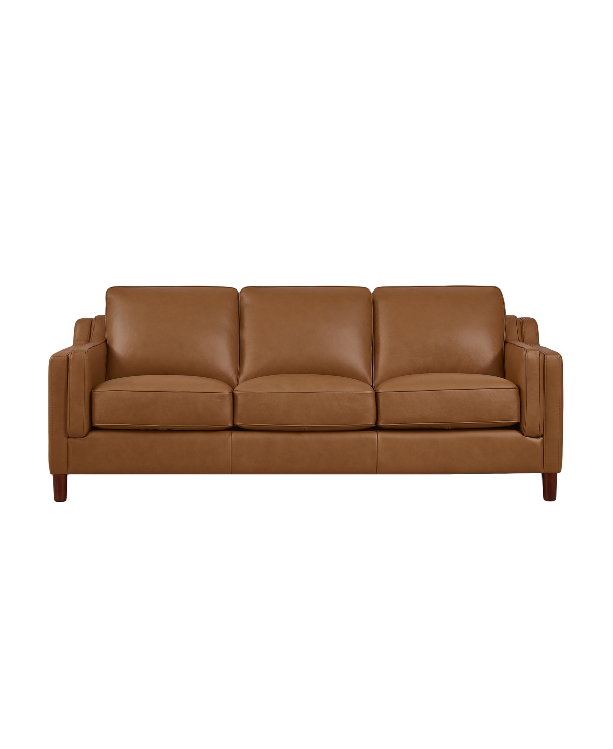 HYDELINE BELLA 84" TOP GRAIN LEATHER SOFA COUCH 