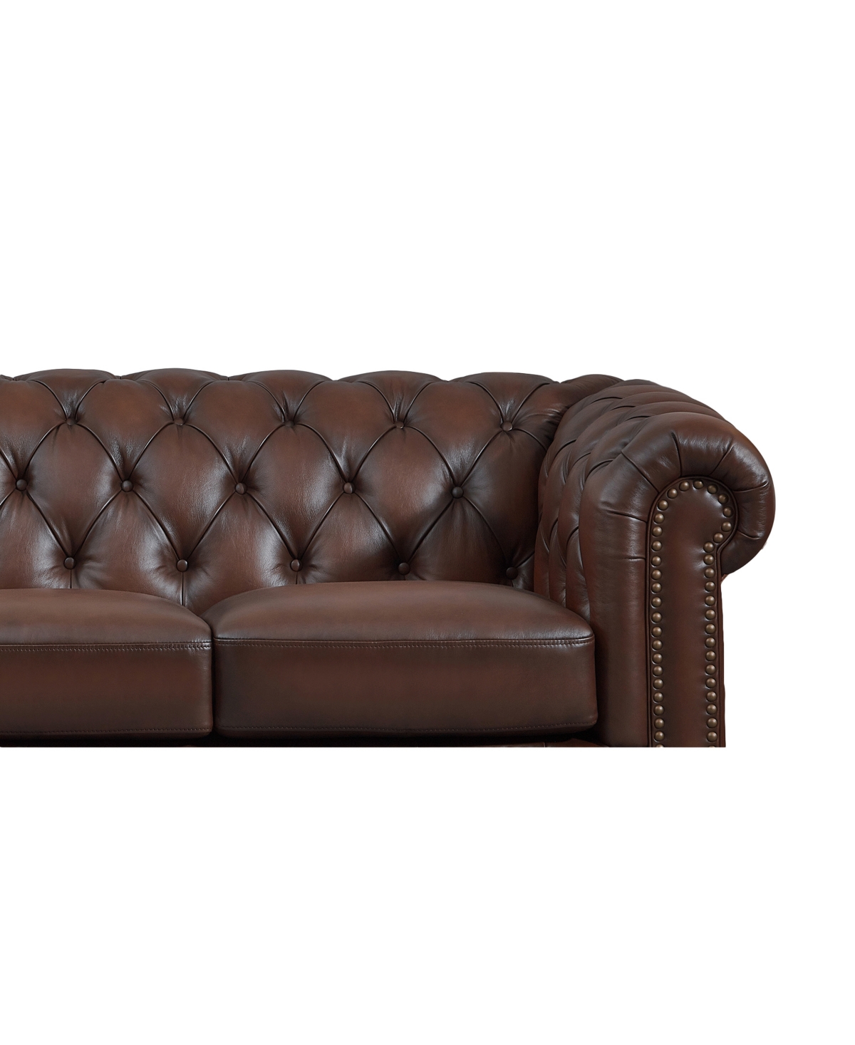 Alton Bay Top Grain Leather Loveseat