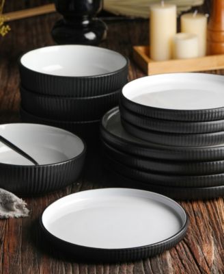Laro 12 Pc. Dinnerware Set, Service for 4