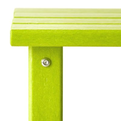 3 Piece Set Outdoor Folding Adirondack Chairs with Side Table