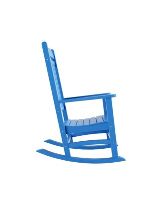 All-Weather Outdoor Patio Poly Classic Porch Rocking Chair (Set of 2)