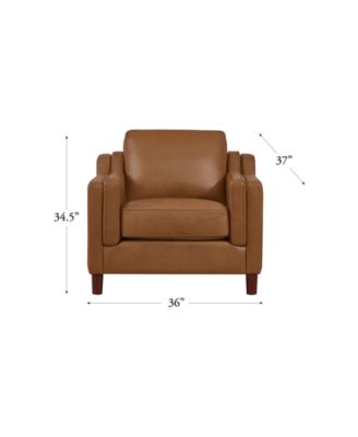 Bella 36" Top Grain Leather Chair