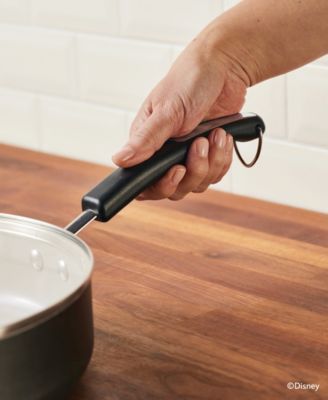 Disney Monochrome Ceramic Nonstick 4.5 Quart Saute Pan with Lid