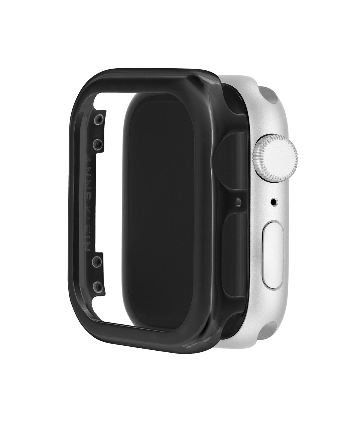 Anne Klein Women's Black Alloy Protective Case Designed For 45mm Apple Watch In No Color