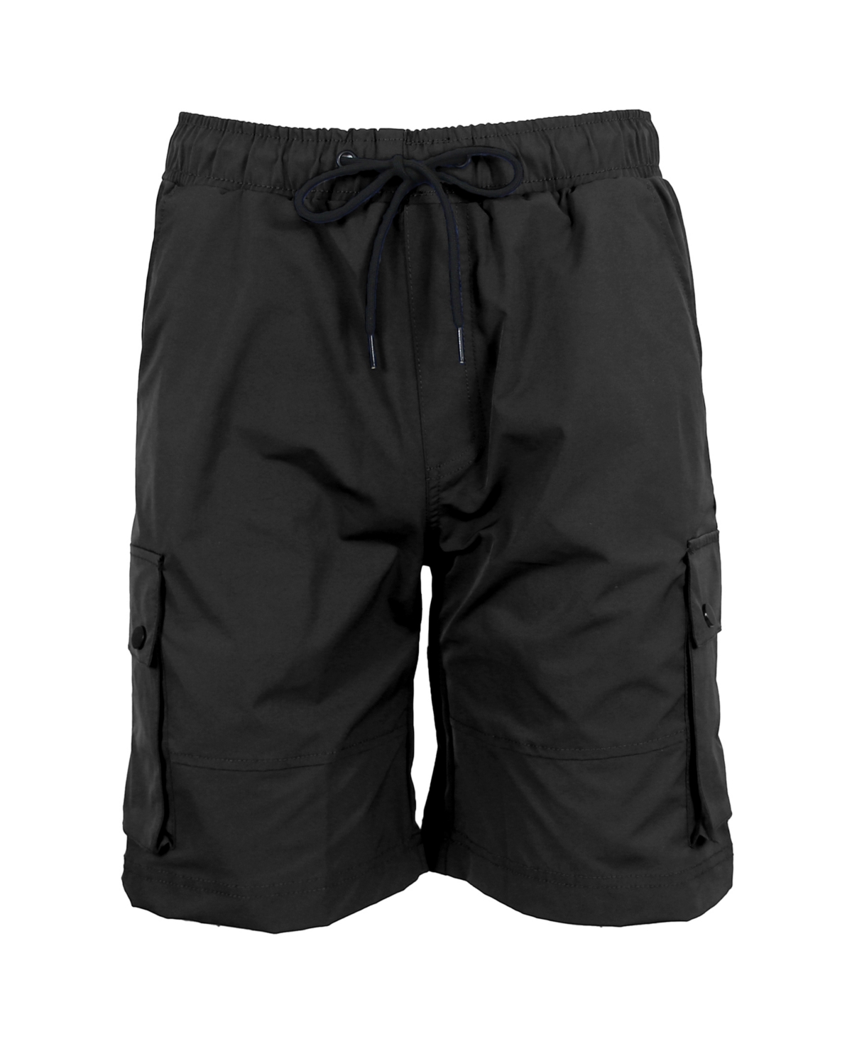 Shop Galaxy By Harvic Men's Moisture Wicking Performance Quick Dry Cargo Shorts In Black