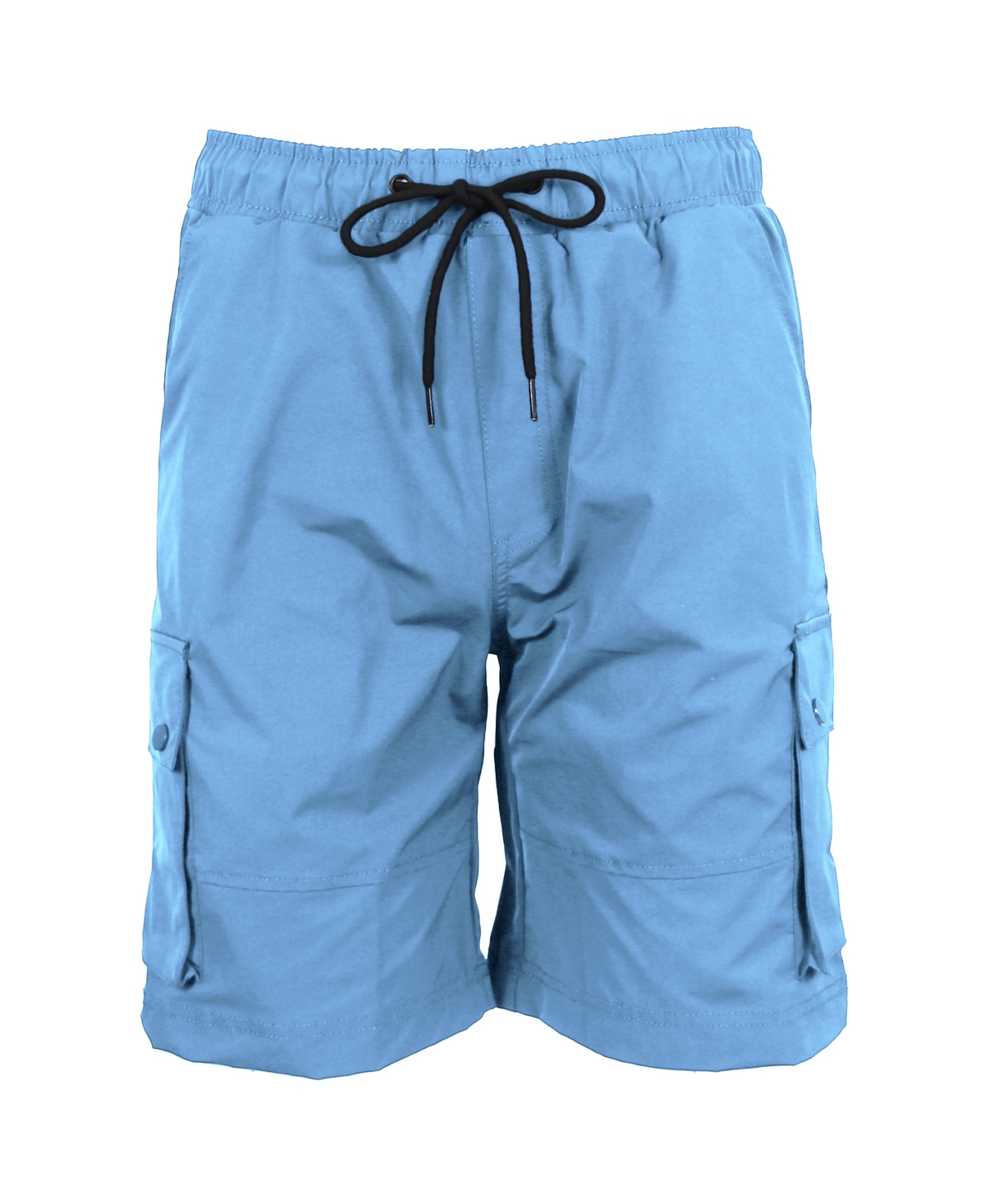 Shop Galaxy By Harvic Men's Moisture Wicking Performance Quick Dry Cargo Shorts In Light Blue