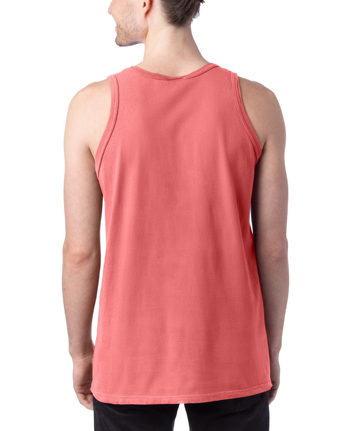 Shop Hanes Unisex Garment Dyed Cotton Tank Top In Navy