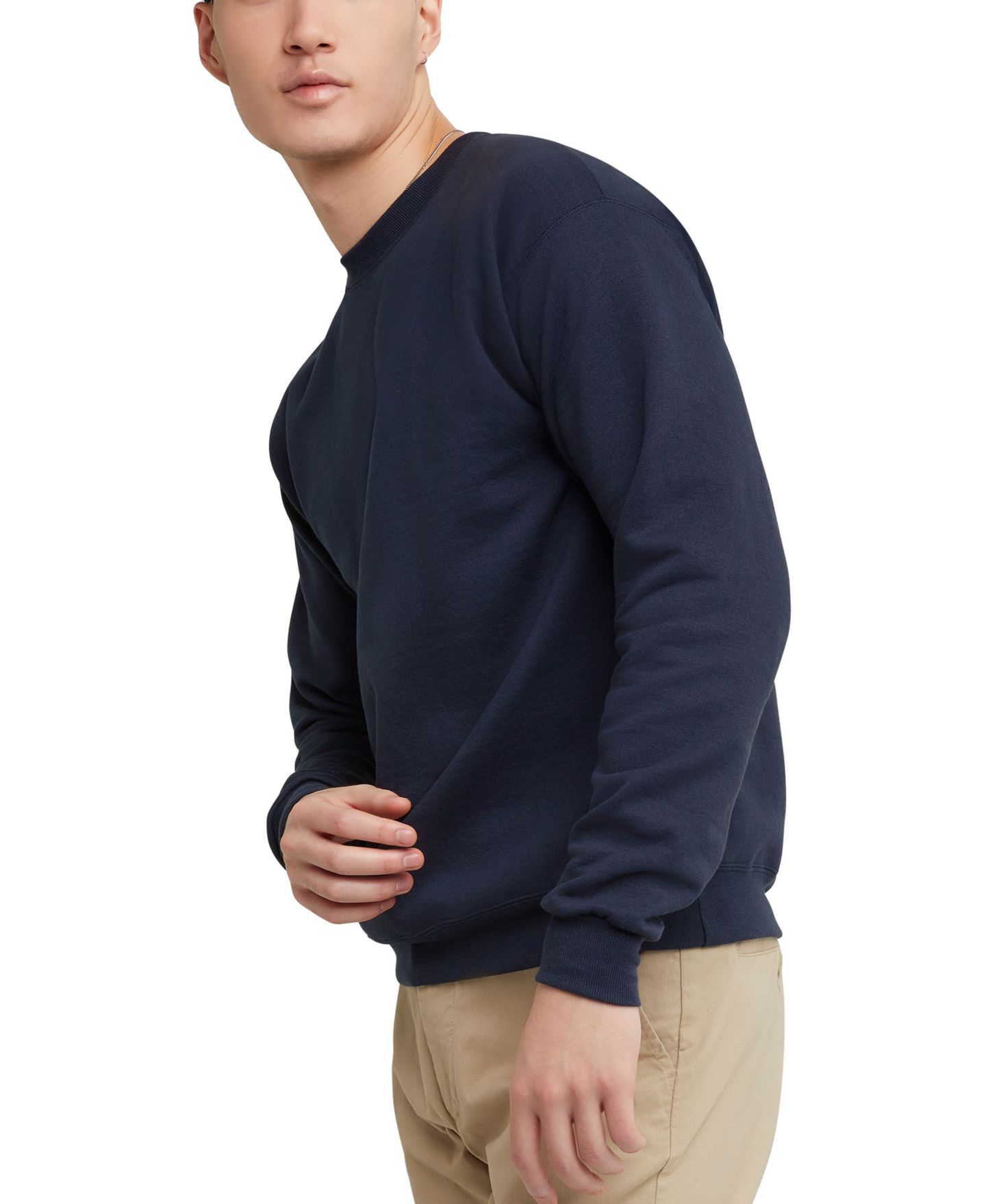 Мужской флисовый свитшот Hanes EcoSmart, набор из 2 шт, цвет: Чёрный — фото 6