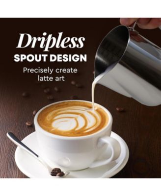 Milk Frother Cup - Stainless Steel Frothing Pitcher