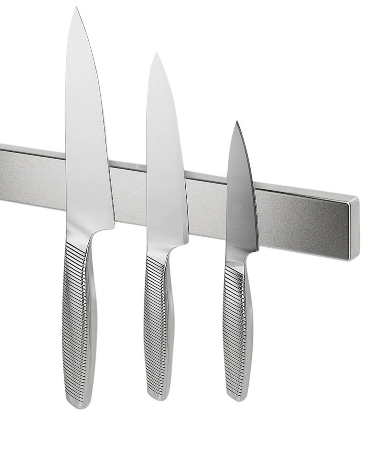 Cheer Collection 16" Stainless Steel Magnetic Knife Holder In Gray