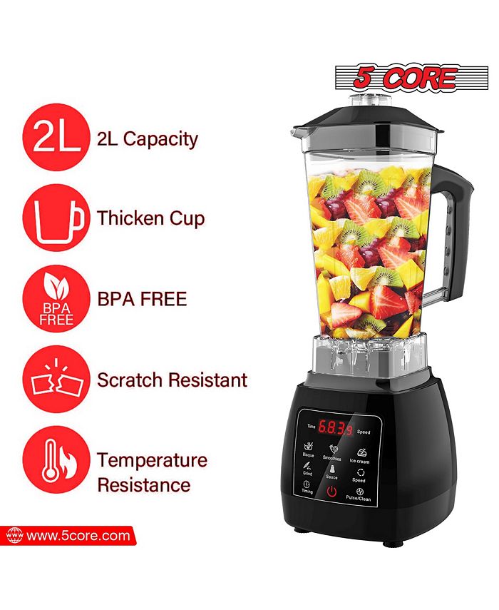 5 Core Personal Blender 68 Oz Capacity With Travel Mug Multipurpose