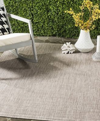 Courtyard CY8576 Light Brown 8' x 11' Sisal Weave Outdoor Area Rug