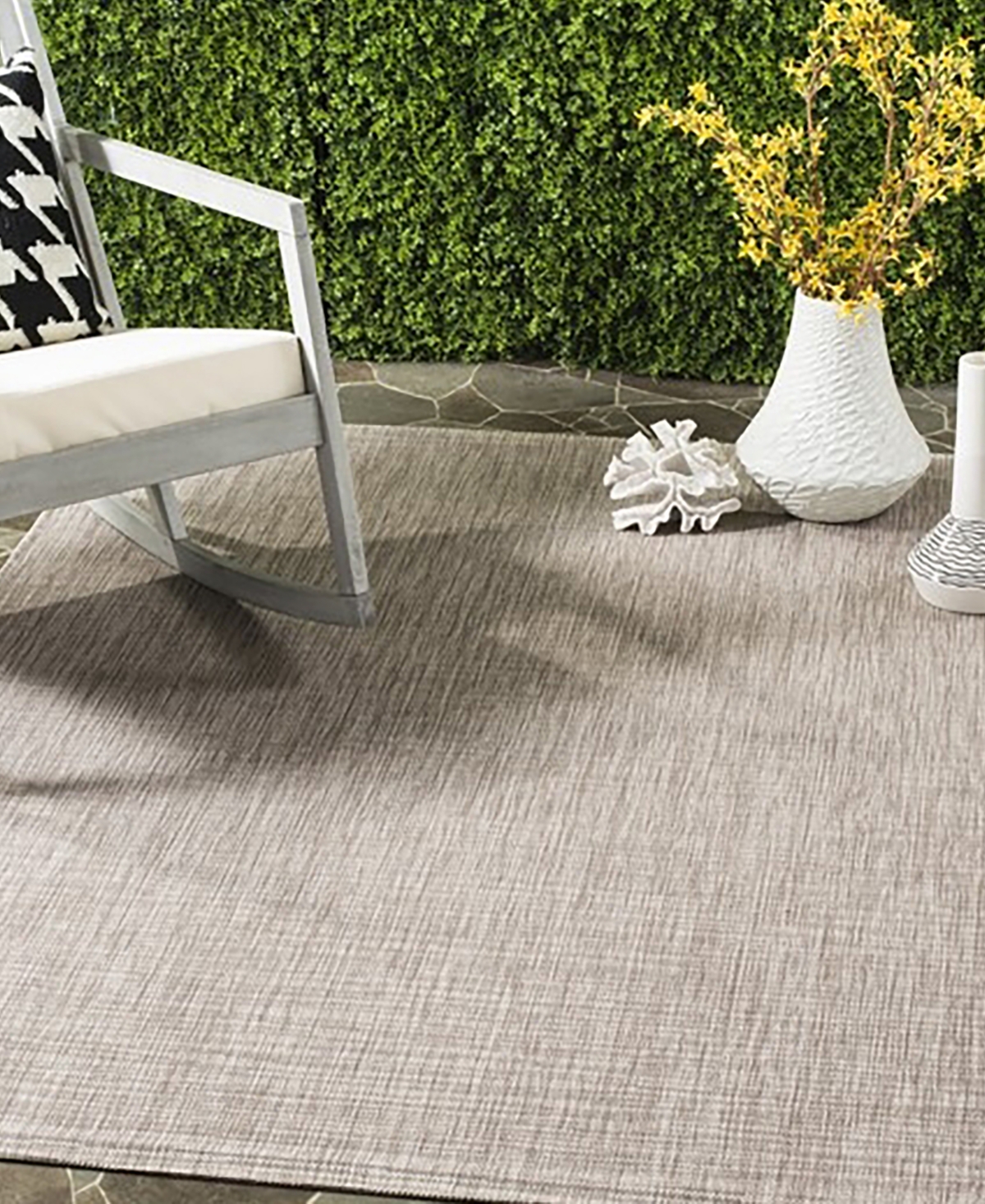 Safavieh Courtyard CY8576 Light Brown 8' x 11' Sisal Weave Outdoor Area Rug