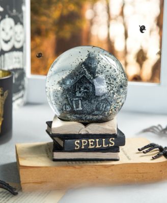 100MM Halloween Polyresin Haunted House Water Globe