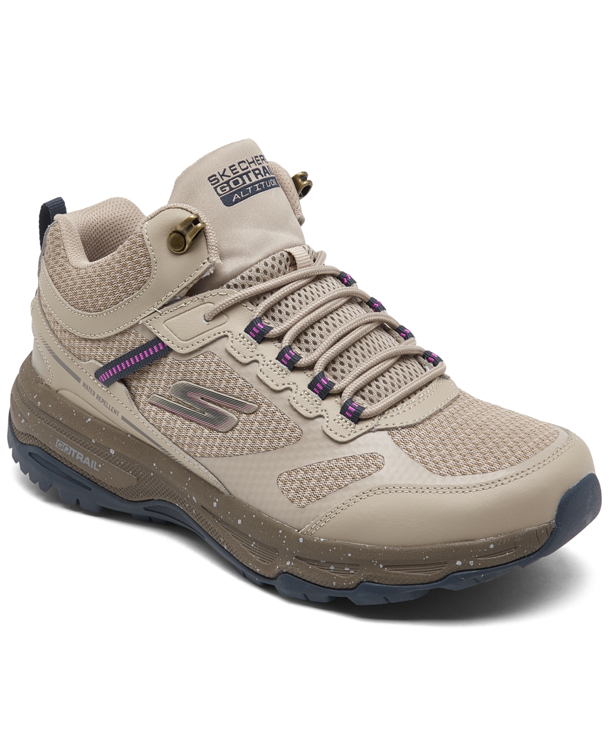 Women's Go run Trail Altitude Trail Running Sneakers from Finish Line - Taupe/navy