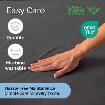 Extra Deep Pocket 18 - 24 Inch Microfiber Fitted Sheet - Twin Extra Long