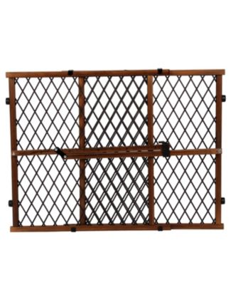 Position Lock Adjustable Wood Baby Gate