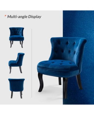 Upholstered Paolino Accent Chair with Button-tufted Back