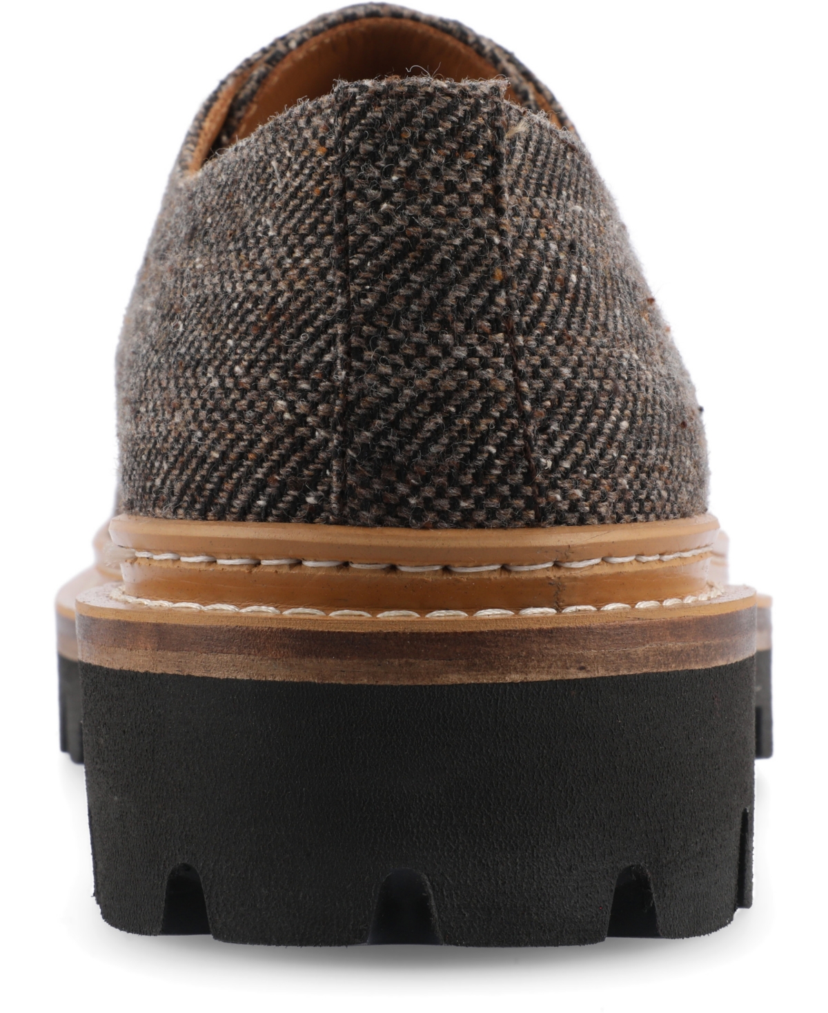 Shop Taft Men's The Country Cap-toe Shoe With Lug Sole In Taupe