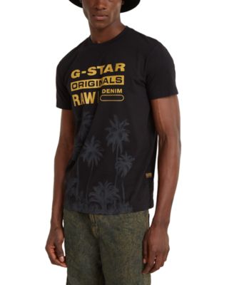 G-Star Raw - Men's Palm Originals Regular-Fit Logo Graphic T-Shirt